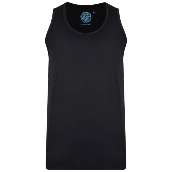 Übergrößen Tank Top Schwarz
