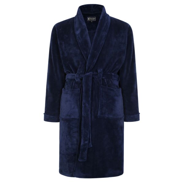 Big size Navy Blue Bathrobes 2XL-8XL