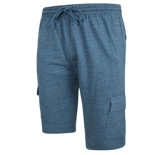 Große Größen Denim Jersey Cargo Shorts 