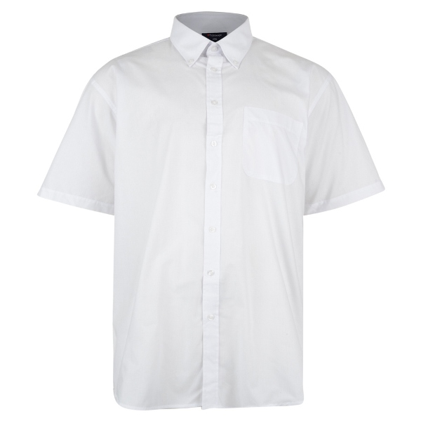 Big size white short sleeve shirt 2XL-8XL Big size white short sleeve shirt 2XL-8XL