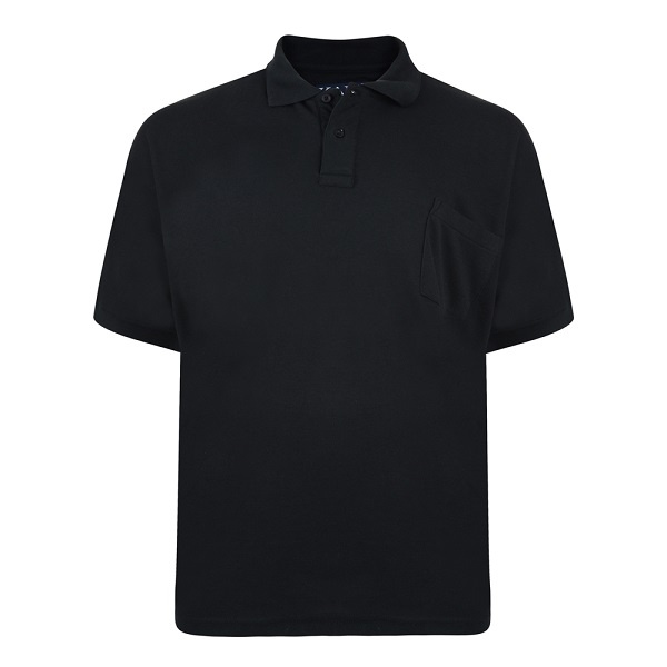 Große Größen Schwarzes Polo 10XL-12XL