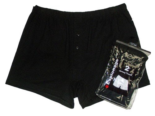 Große Größen Schwarze Boxershorts (2-Pack) 