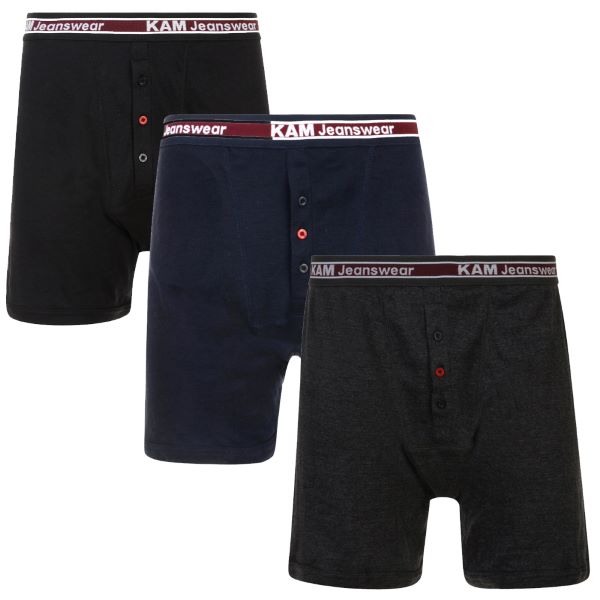 Big size Rib Boxer Shorts (3-pack)