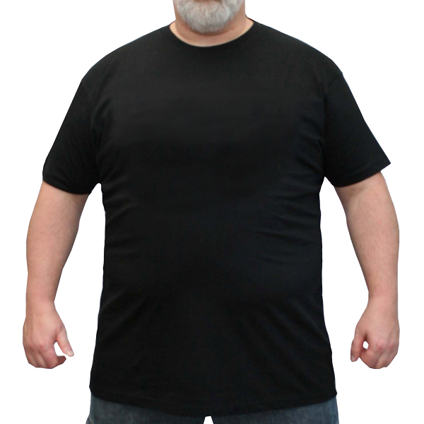 Big size Black T-shirt 2XL-8XL Big size Black T-shirt 2XL-8XL
