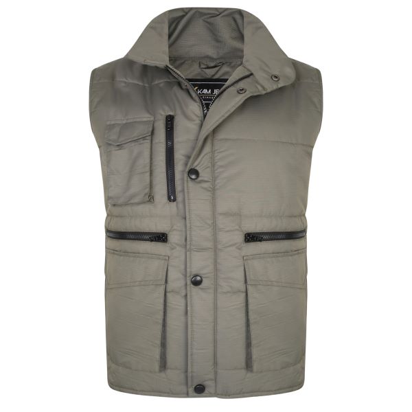 Big size Black Bodywarmer 2XL-8XL