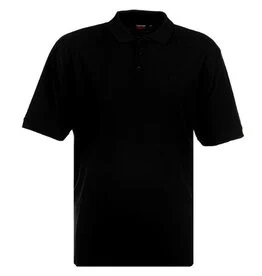 Übergrößen Poloshirt Schwarz
